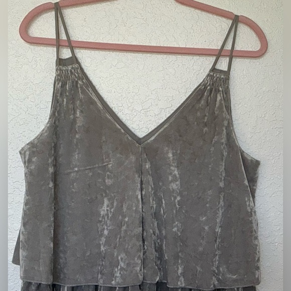 Aerie Gray Velvet Tank - Picture 4 of 11